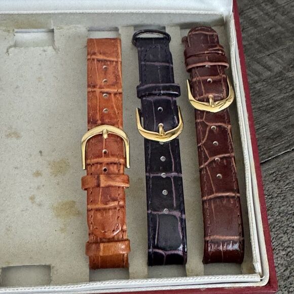 Vintage PEUGEOT WOMEN\'S 6 INTERCHANGEABLE BANDS WITH CASE main image 6